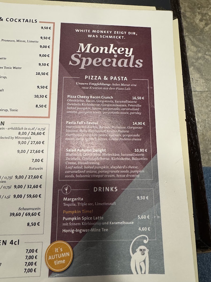 Menu White Monkey Dusseldorf Airport-10